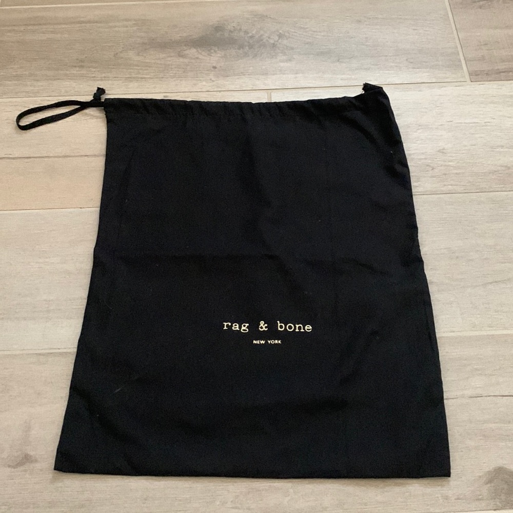 Rag & Bone black drawstring dust bag